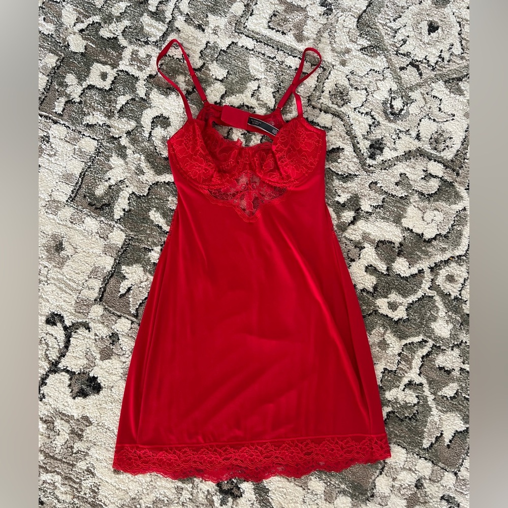 Victoria's Secret Open Back Lace Slip